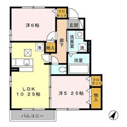 サングリーン Ｂの物件間取画像